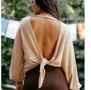 Sozy Arya Pullover, Open-Back Top